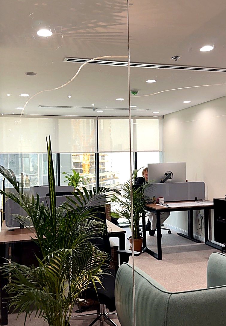 Inside the Terramine office in Dubai